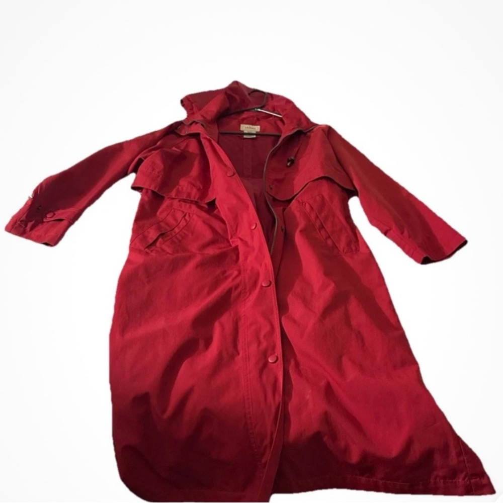 L.L. Bean Vibrant Red Women's Trench Coat